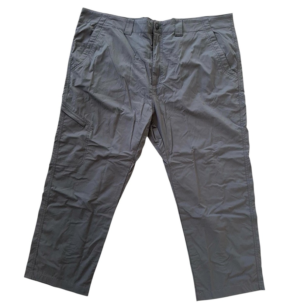Royal Robbins 45x26* Gray Flat Front Nylon Men's Hiking Pants